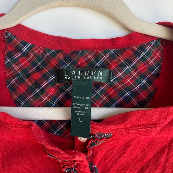 Ralph Lauren Signature Red Intimate Sleepwear SZ L - Picture 2 of 4